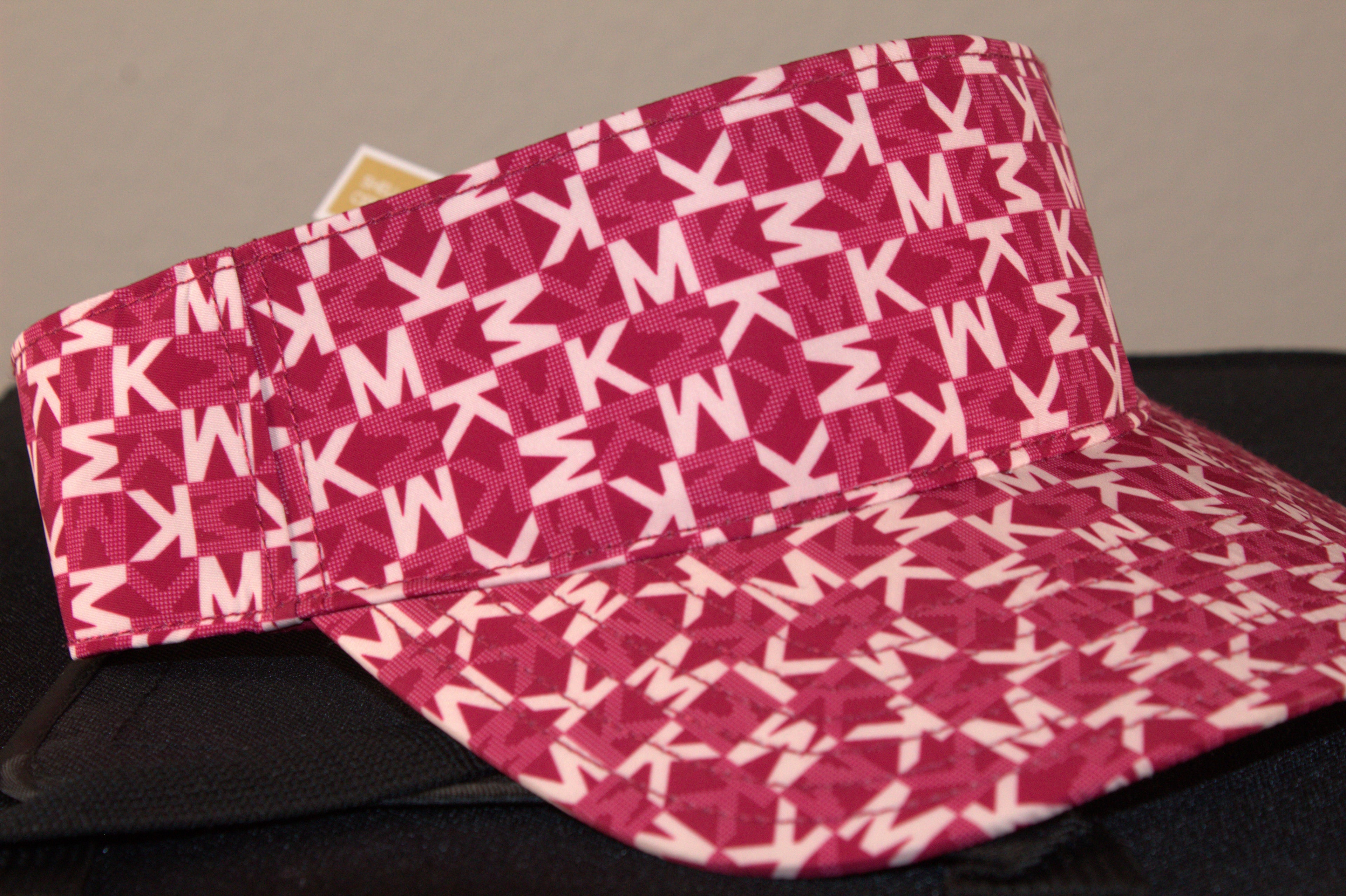 Michael Kors Logo Jacquard Visor Dkrasperry OS