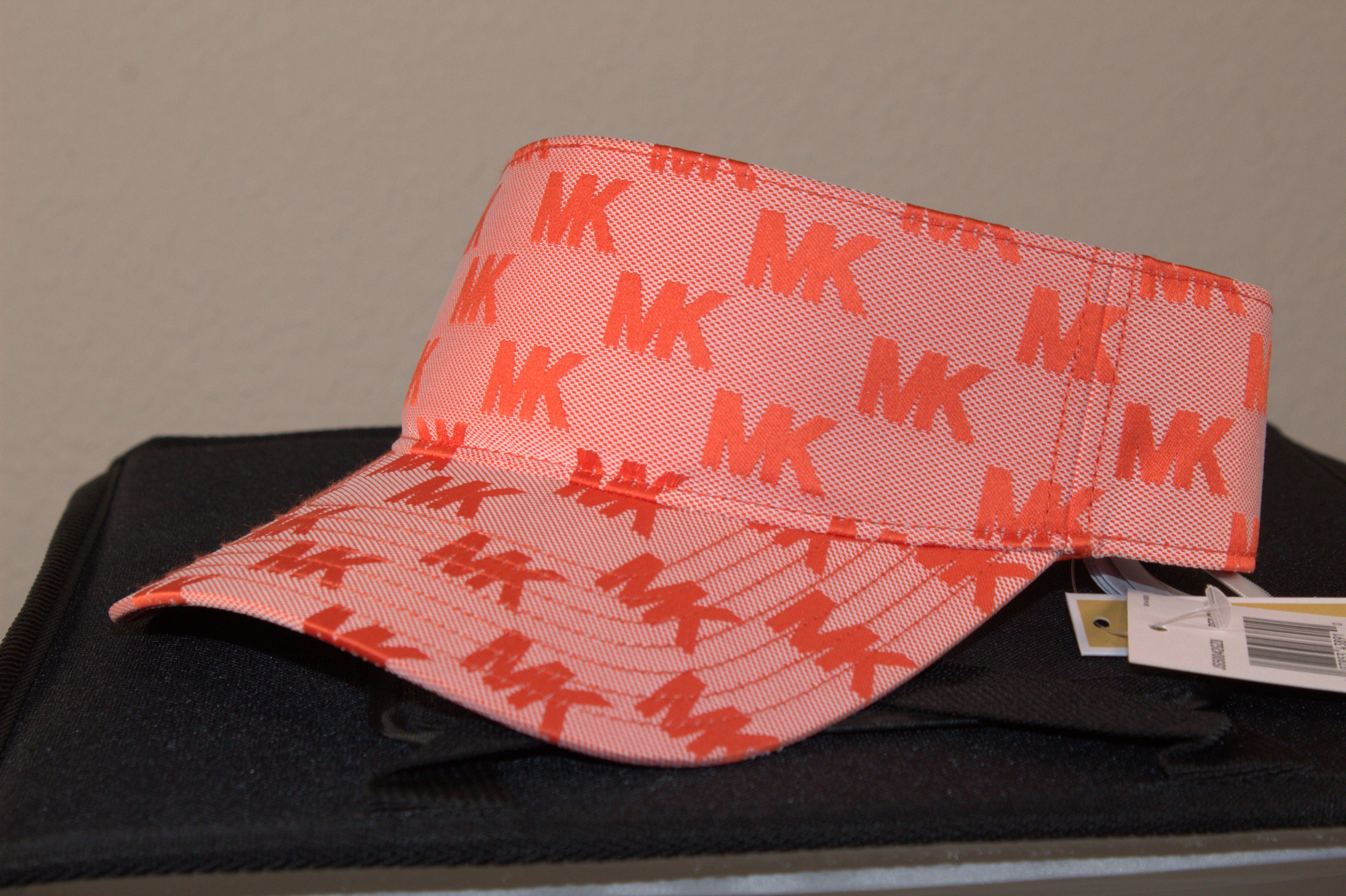 Michael Kors Logo Jacquard Visor Orange One Size – Janie's Boutiq