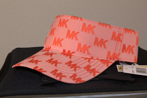 Michael Kors Logo Jacquard Visor Orange One Size – Janie display picture 3