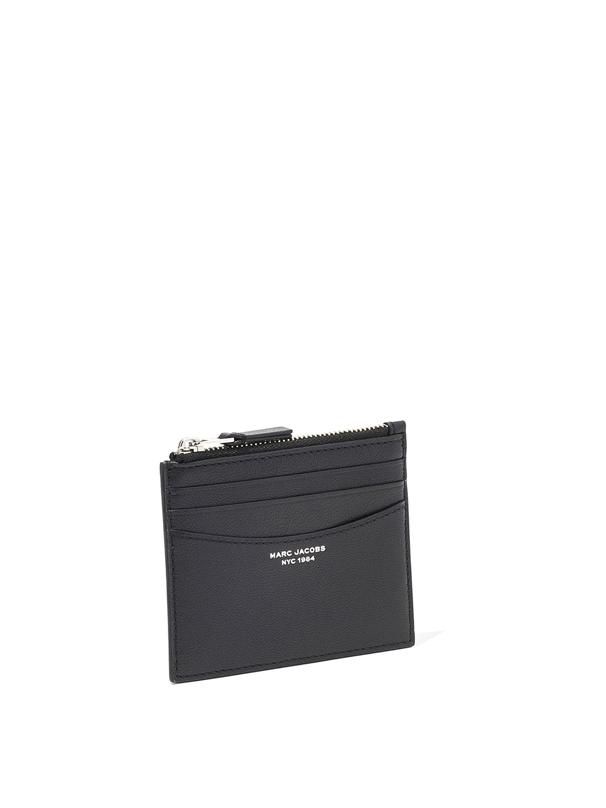 Marc Jacobs Women's Slim 84 Zip Black Card Holder