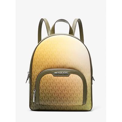 Michael Kors Jaycee Medium Ombr © Signature Logo Backpack Green One Size
