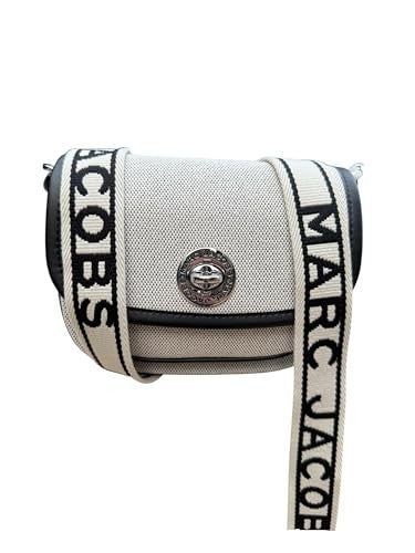 Marc Jacobs the Turn Lock Logo Mini Crossbody Bag (Beige Multi Canvas)